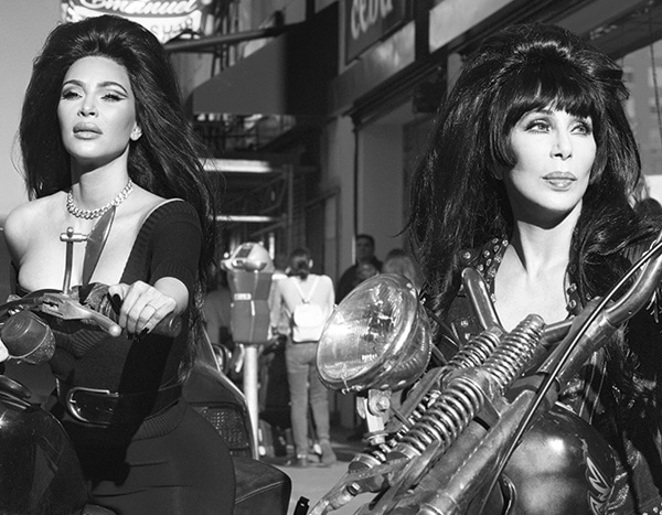 Kim Kardashian's Legendary Photo Shoot With Cher Is a
